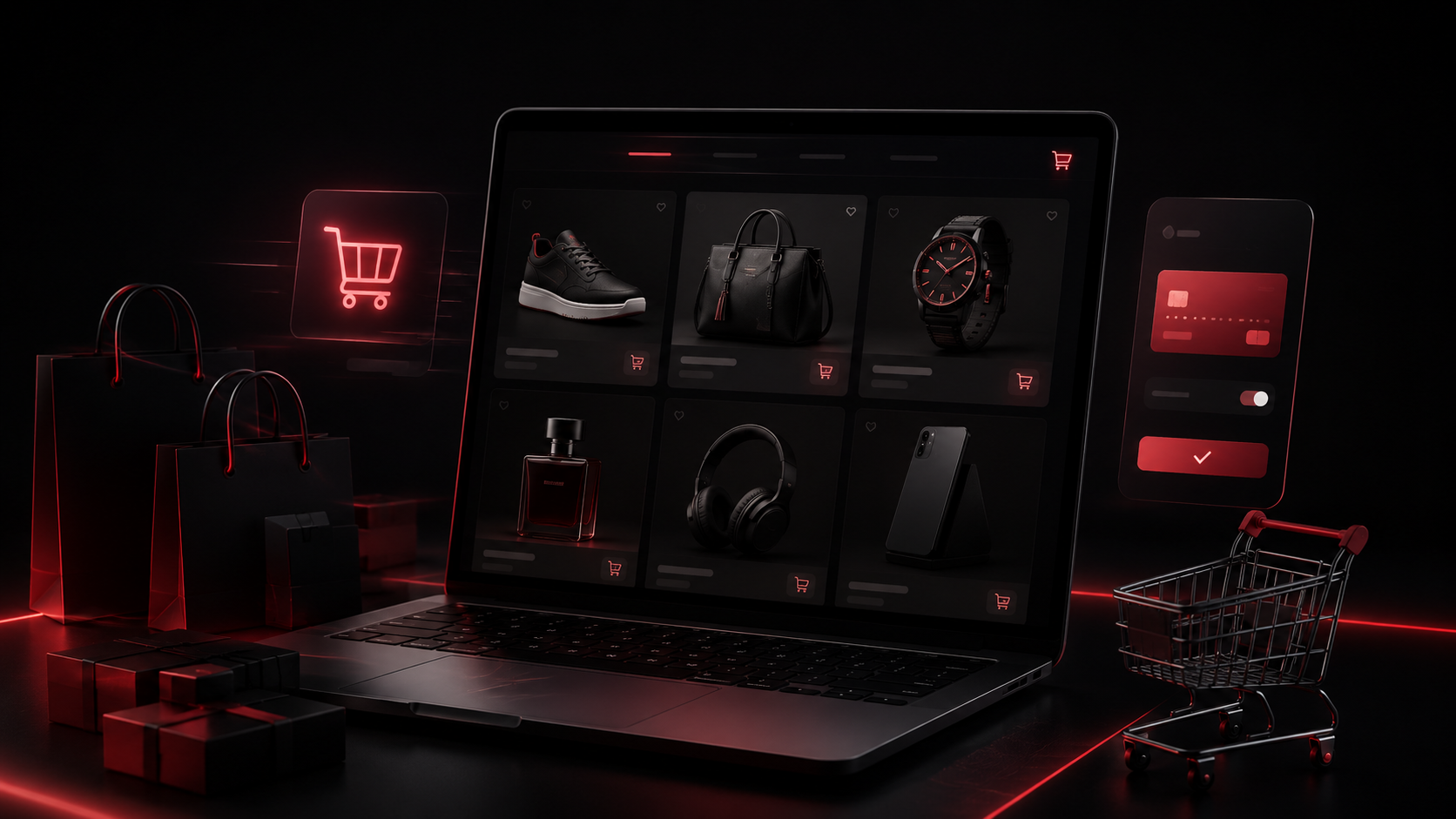 Prévia do site E-commerce
